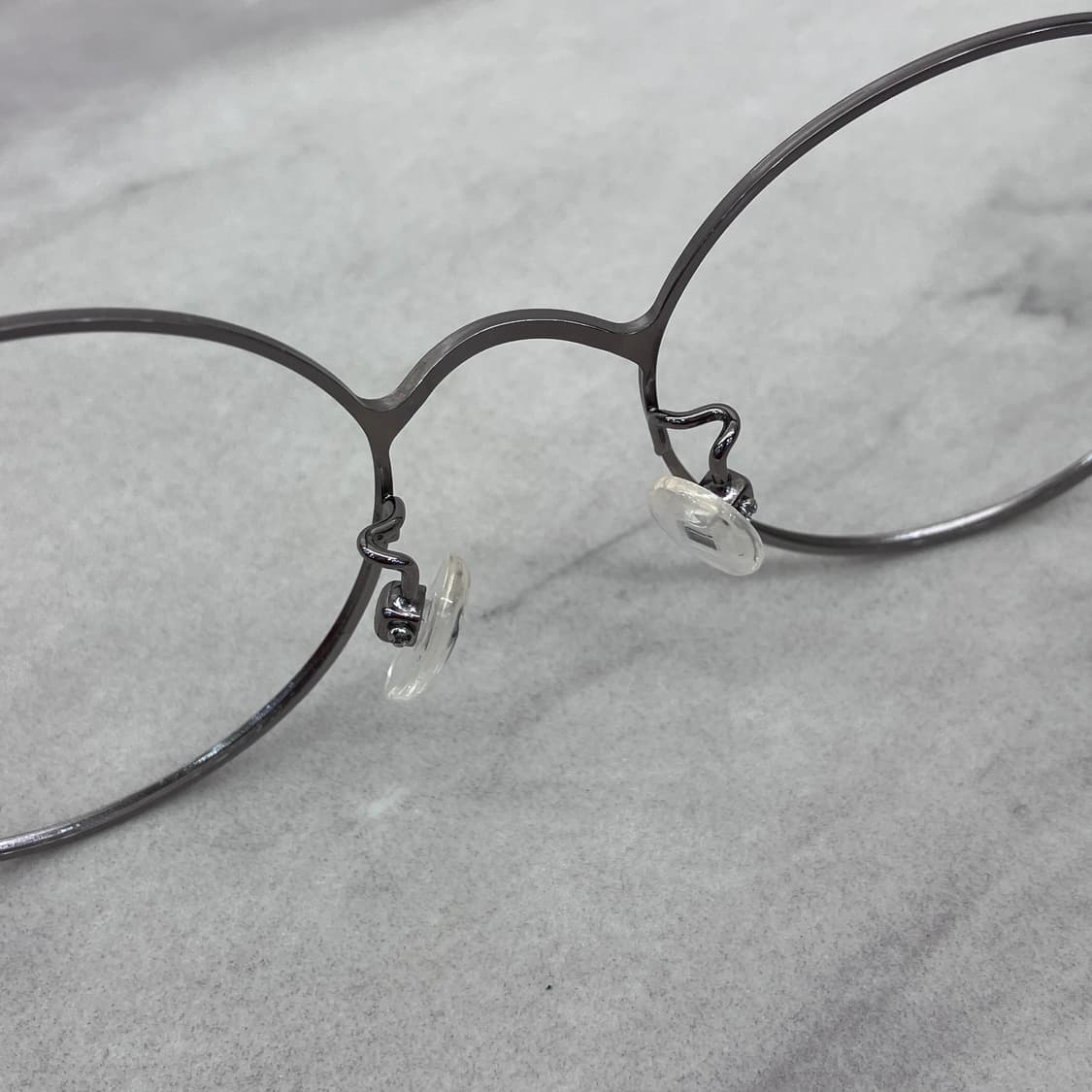 C49 PBL 실버 라운드 역산각 메탈테 안경(Kids) 상품이미지4