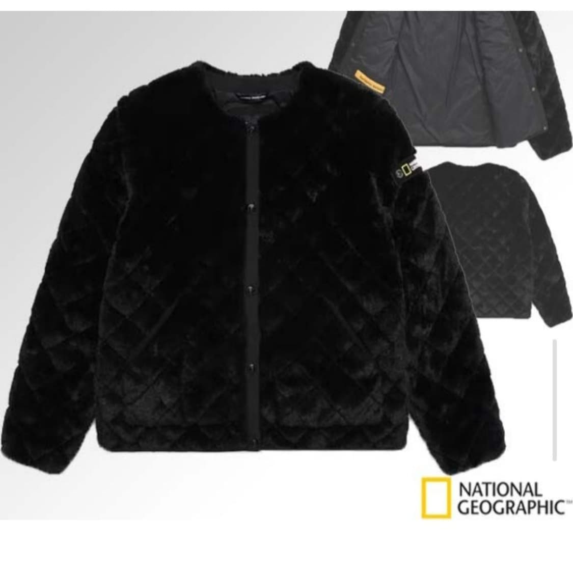 내셔널 지오그래픽 디퍼 퀼팅 U넥 플리스 집업 퍼 자켓 L 상품이미지1