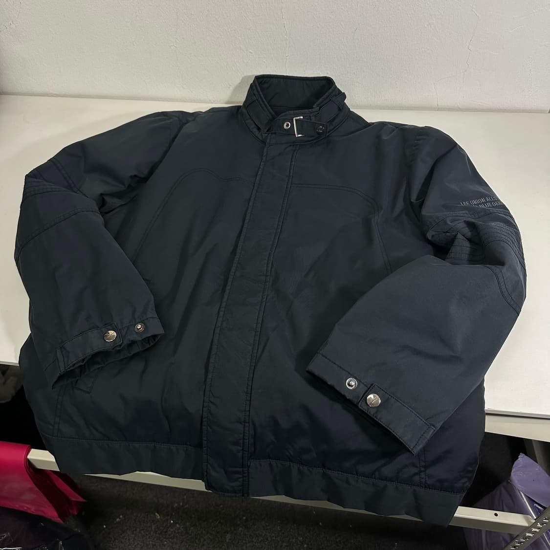 100-105 LEE 리 다크네이비 스티치포인트 점퍼 상품이미지2