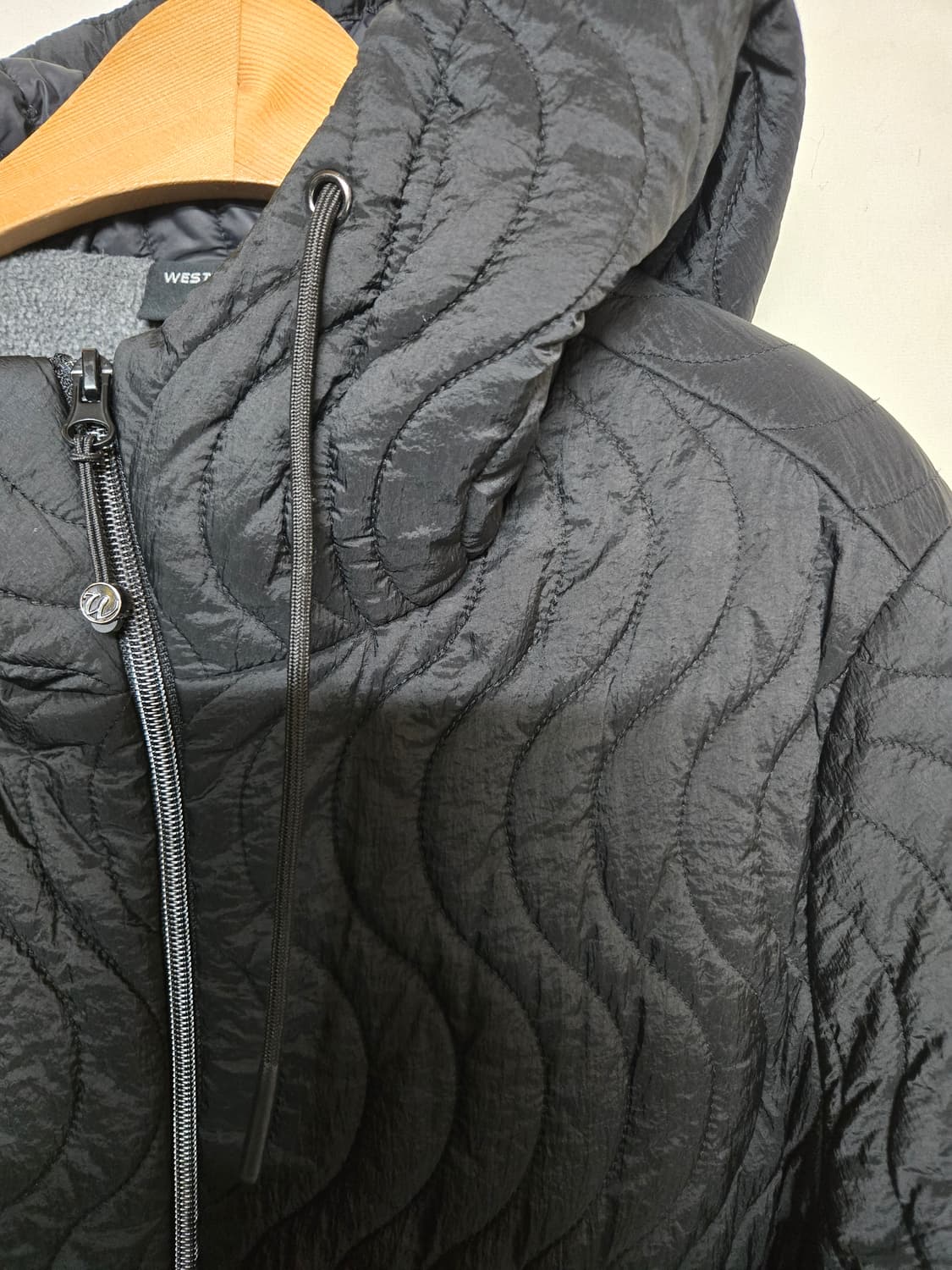 WESTWOOD 웨스트 우드 여성 기모 퀼팅 후드 패딩 여105 상품이미지5