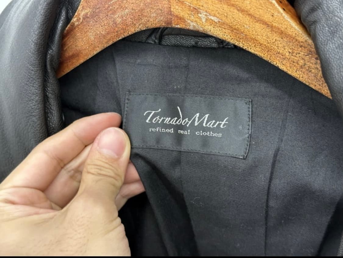 TORNADO MART leather strapped jacket 상품이미지4