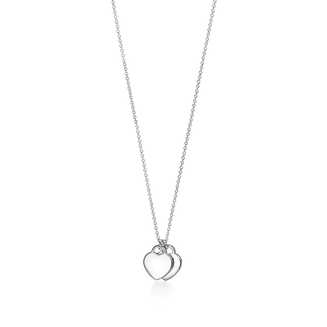 TIFFANY&Co. 티파니앤코 정품 매장71만원 다이아 더블하트 목걸이 상품이미지6