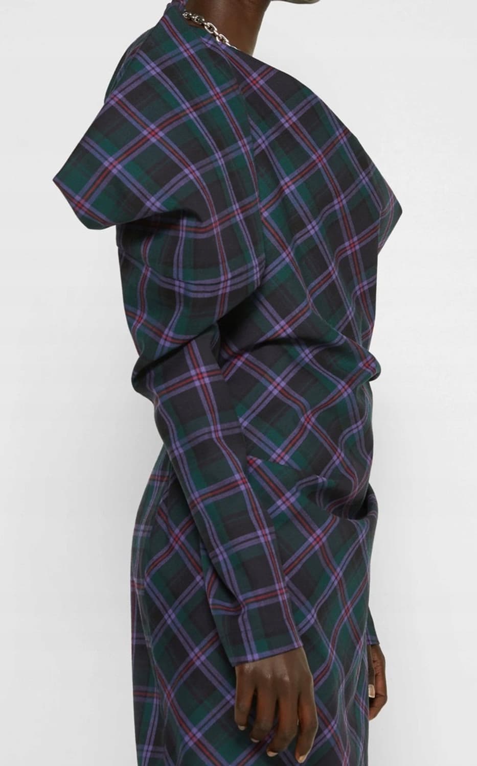 비비안웨스트우드 뉴버지니아 체크 퍼프 미니원피스 상품이미지3