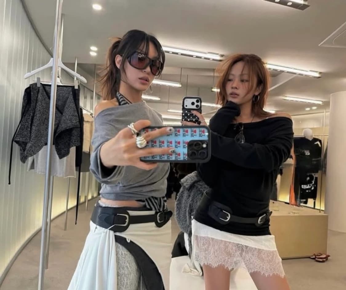세릭 레이스 슬립 드레스 레이어드 원피스 아이보리 상품이미지5