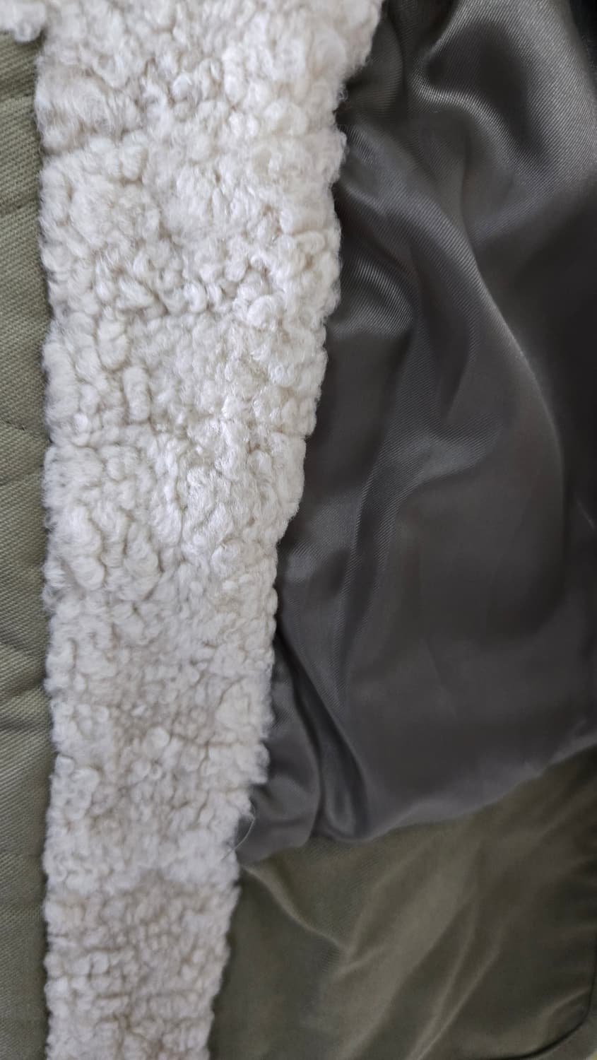 한섬 시스템 양털카라 자켓 상품이미지6