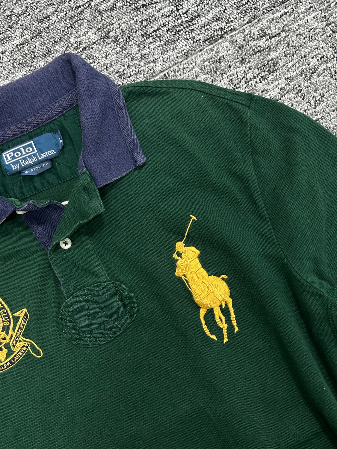 폴로 랄프로렌 그린 빅포니 럭비 pk L 상품이미지6