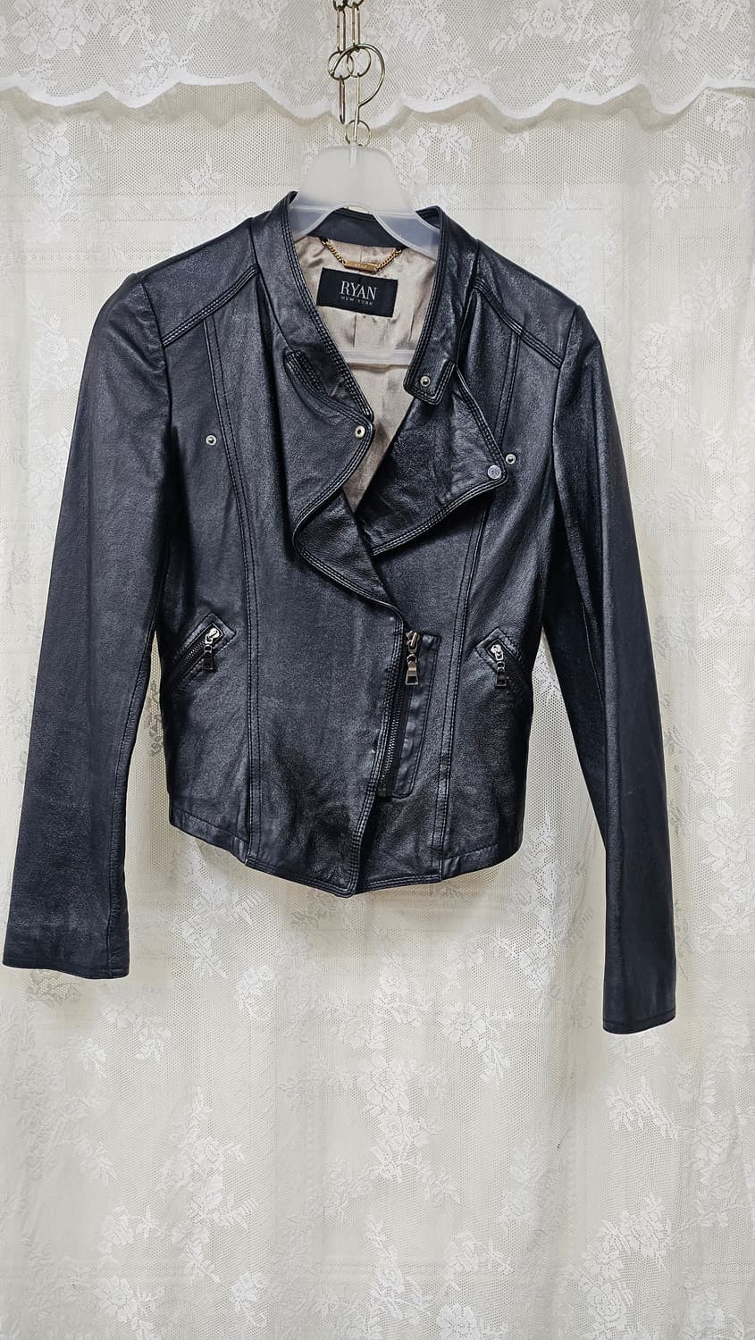 리안 양가죽 여성 라이더자켓  상품이미지3