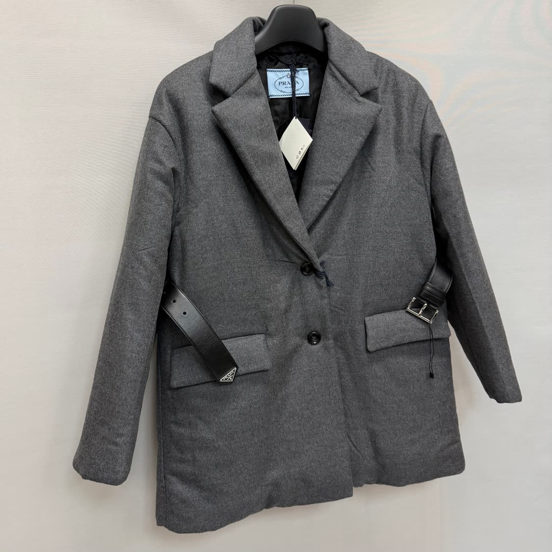프라다 벨티드 캐시미어 싱글 패딩 자켓(44 55) 상품이미지2