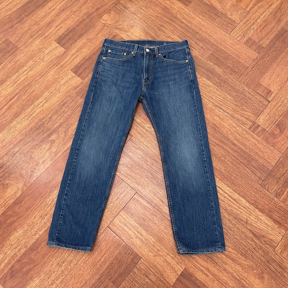 리바이스 505 레귤러핏 쿨진 데님팬츠  상품이미지1