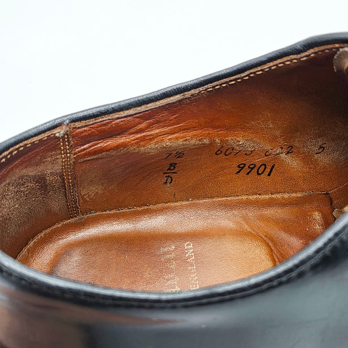 알든 9901 코도반 블랙 (7 1/2 D) 상품이미지4