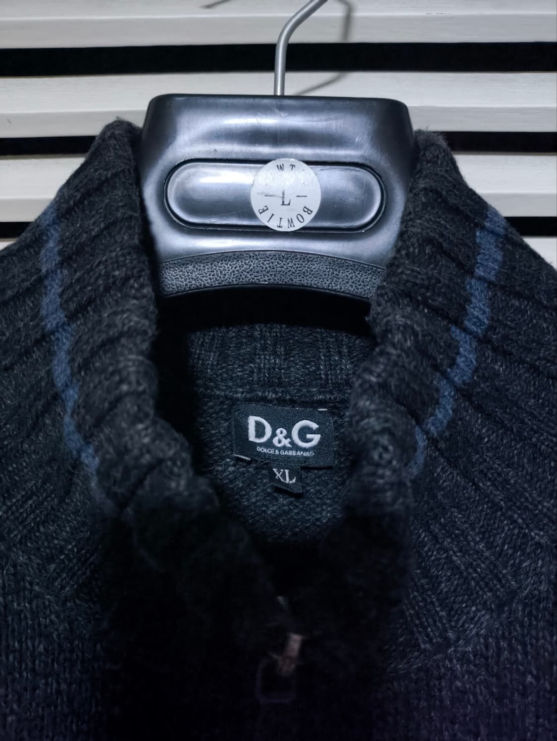 XL 돌체앤가바나 블록 니트 집업 상품이미지5