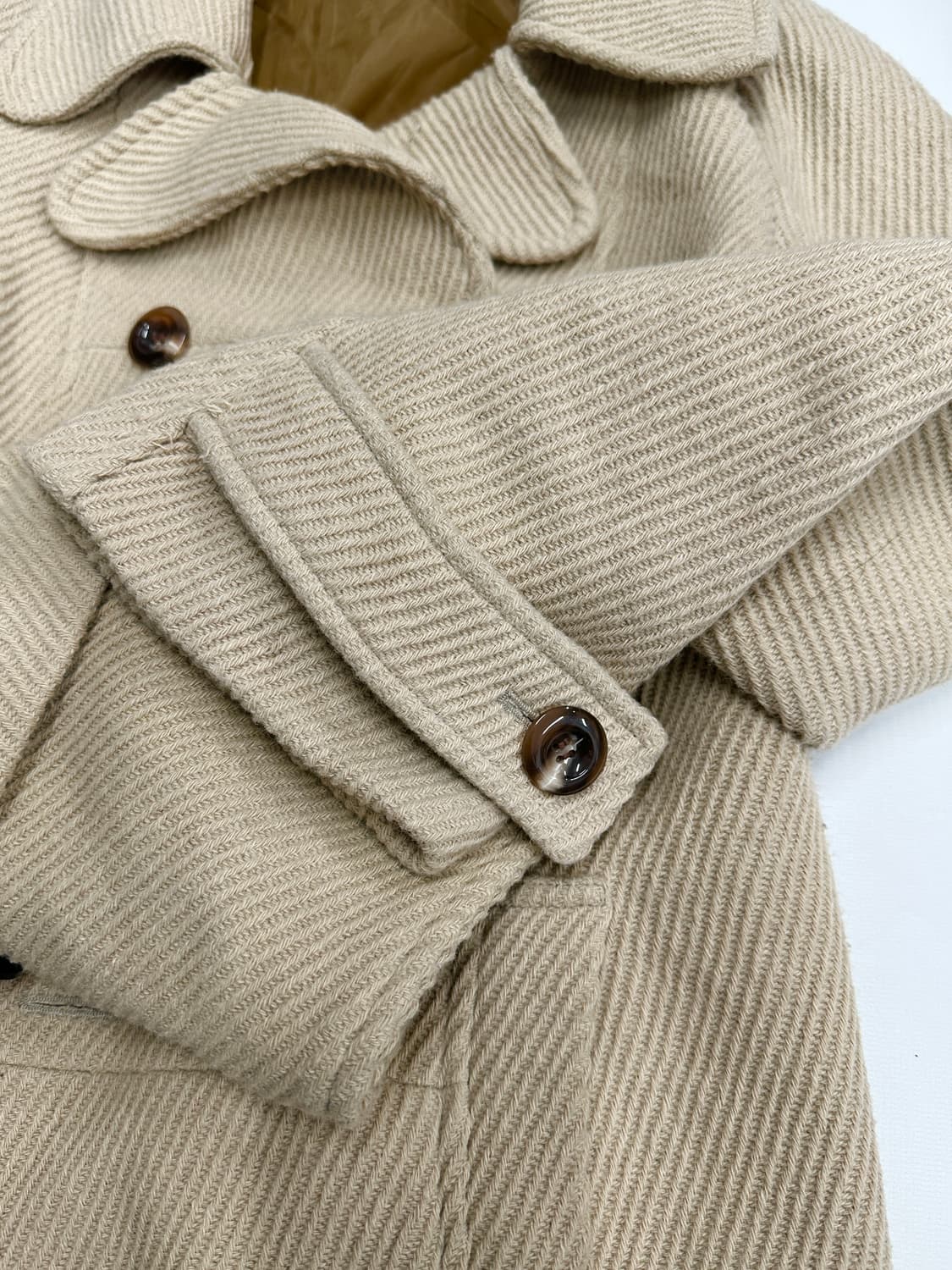 🤎 아이보리 버튼 반코트 🤎 라떼갸루 일본 빈티지 고갸루 상품이미지5