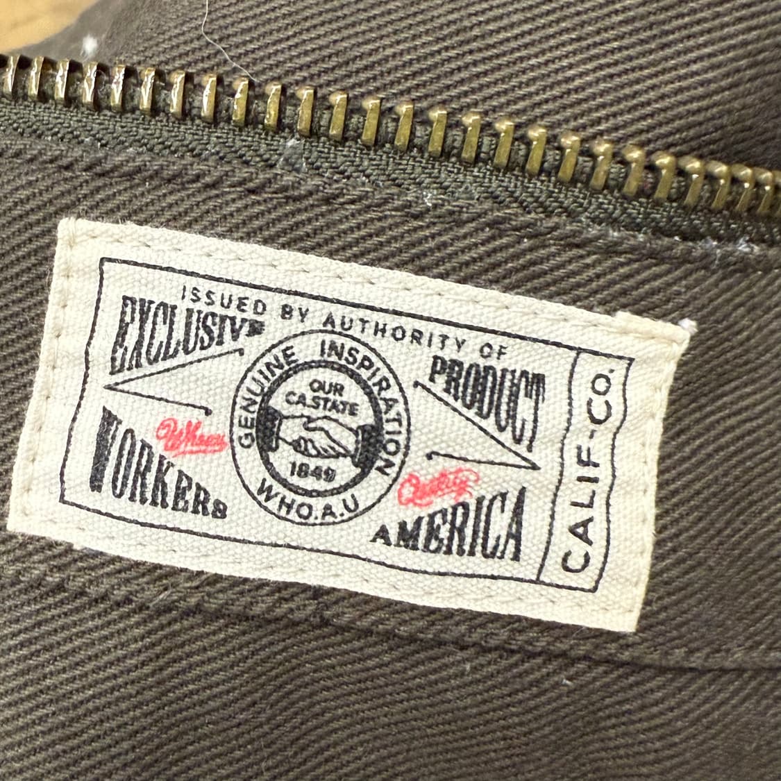 [정품/S] 캘리포니아 빈티지 브라운 코듀로이 카라 자켓 b19 상품이미지7