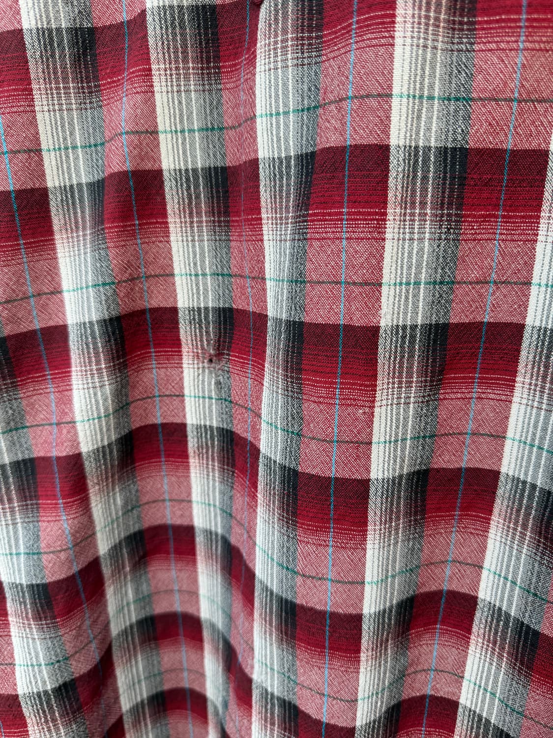 80s pendleton 펜들턴 울 체크 웨스턴 셔츠 L 상품이미지4