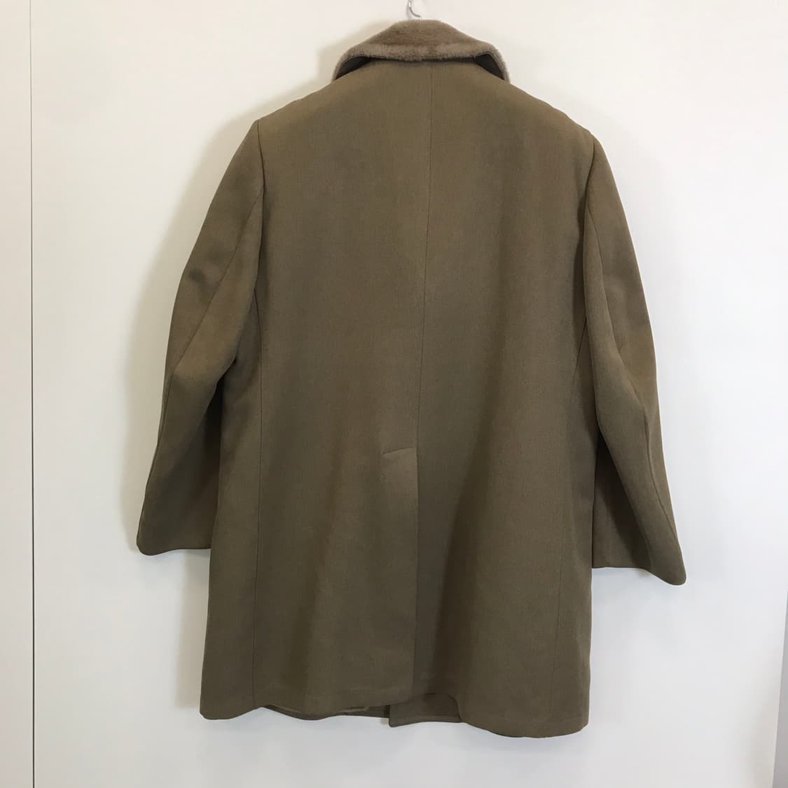 런던포그 70-80s  모피안감 USA메이드 모직코트 [42] 상품이미지3