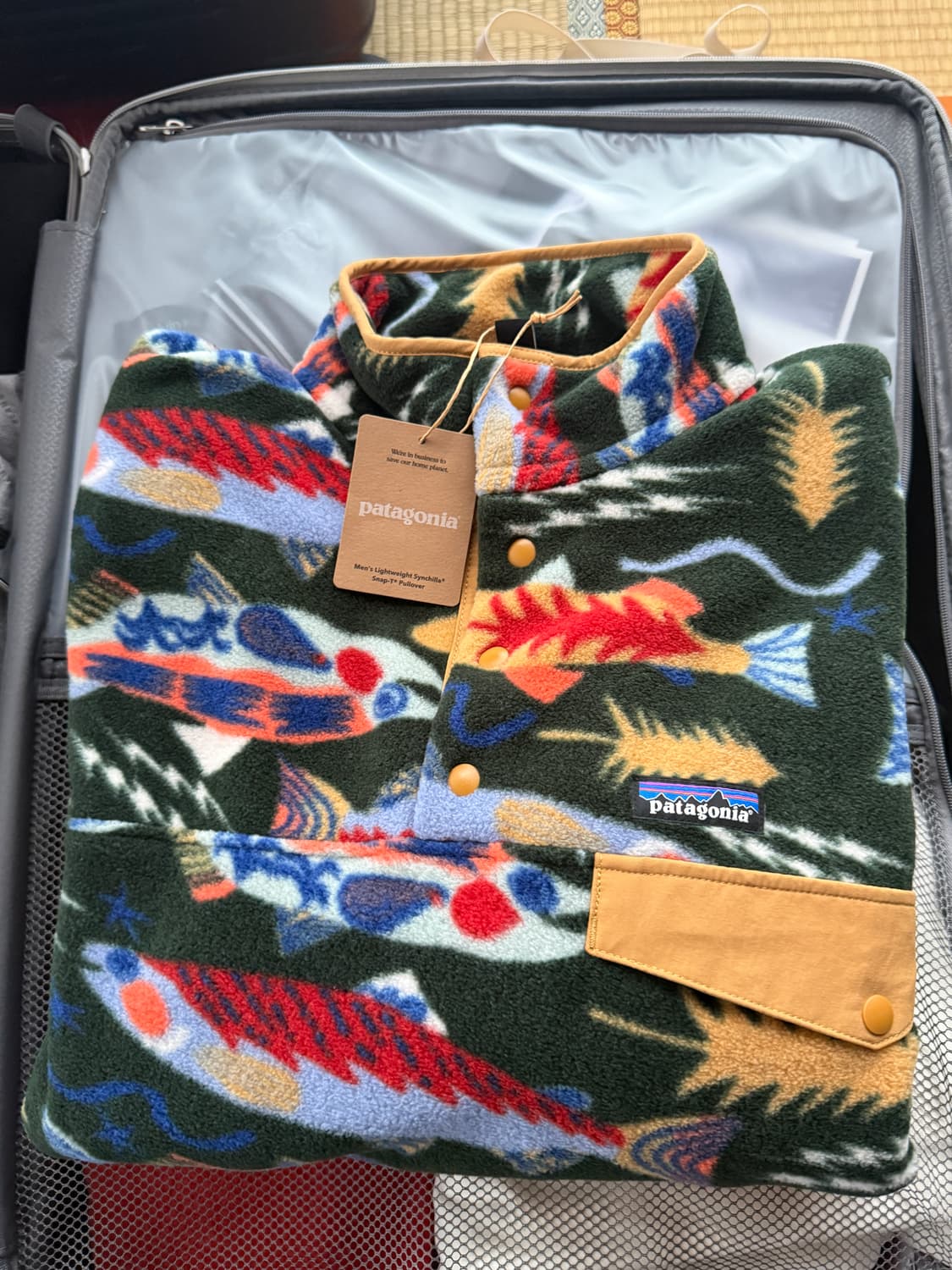 파타고니아 살몬 에너지 올드그린 L 새제품 상품이미지1