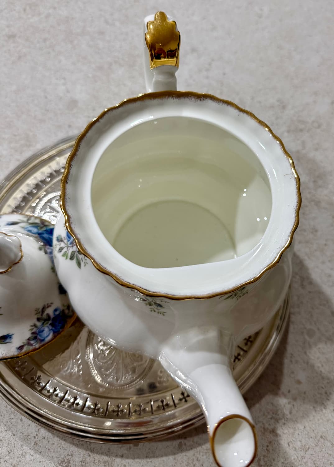 영국 Royal Albert 문라이트 로즈(Moonlight Rose티팟 상품이미지7