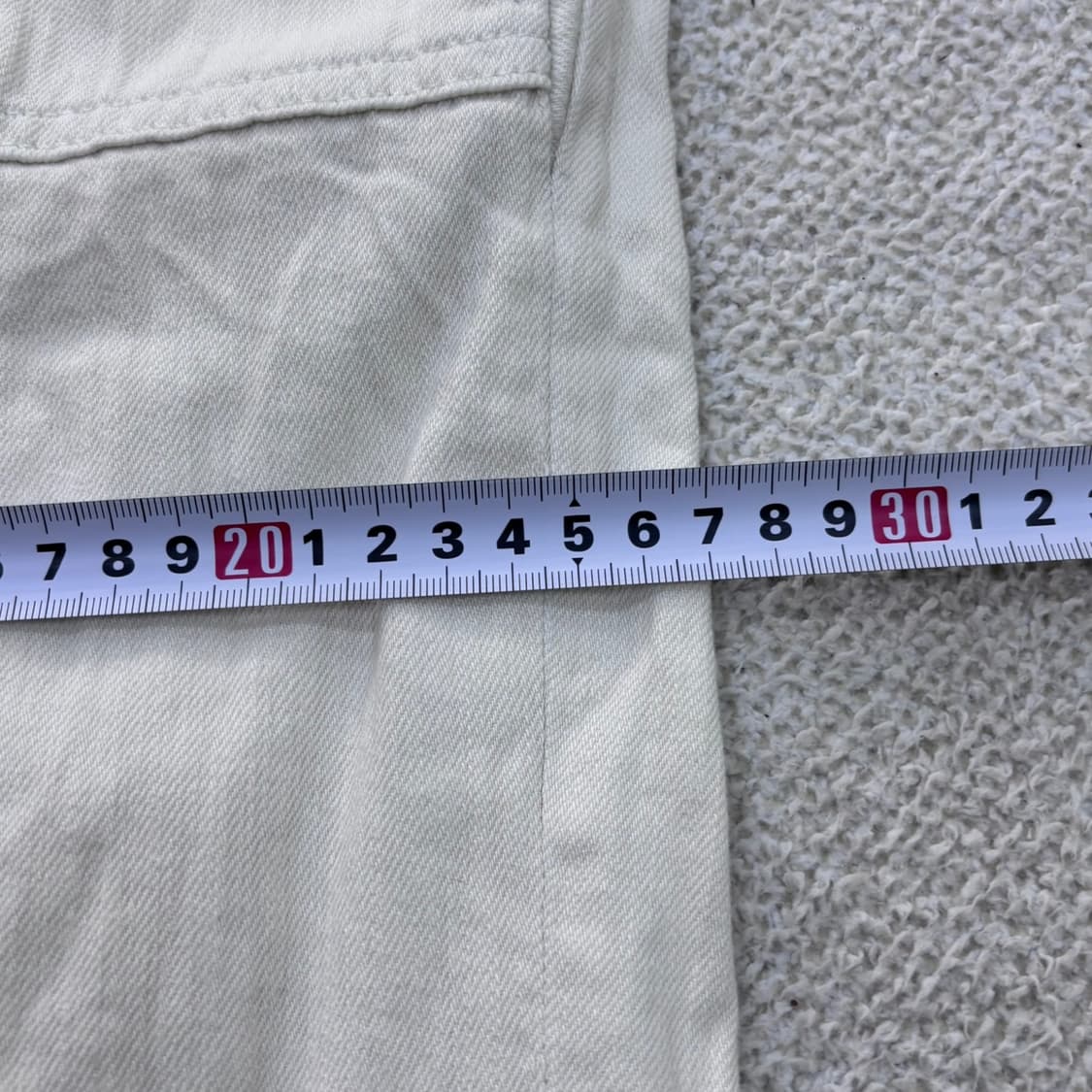 26 A.P.C 여성 화이트 데님 팬츠 0506E 상품이미지8