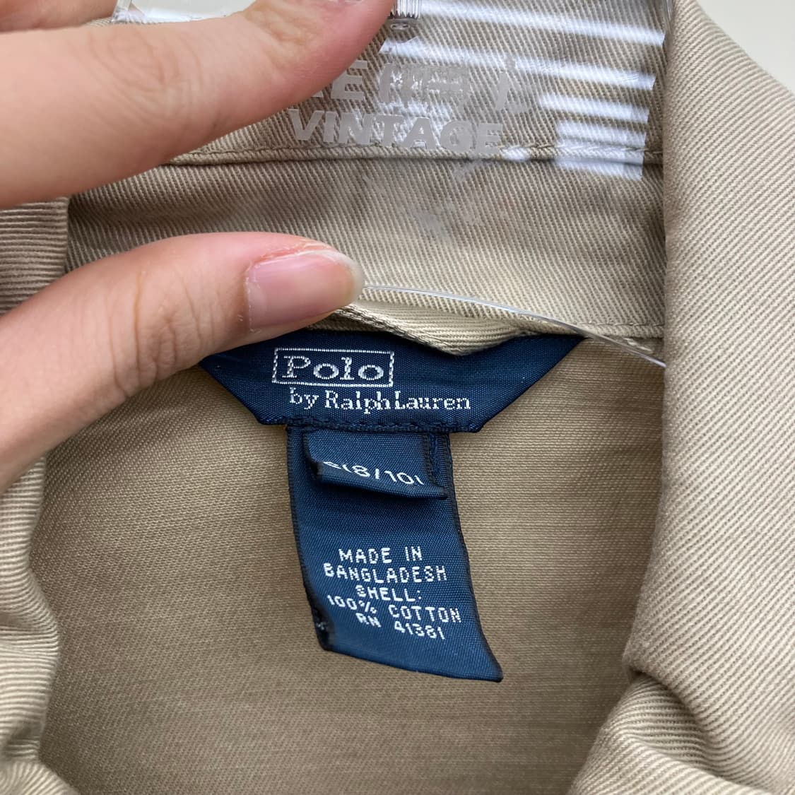 폴로 랄프로렌 베이지 자켓 상품이미지4