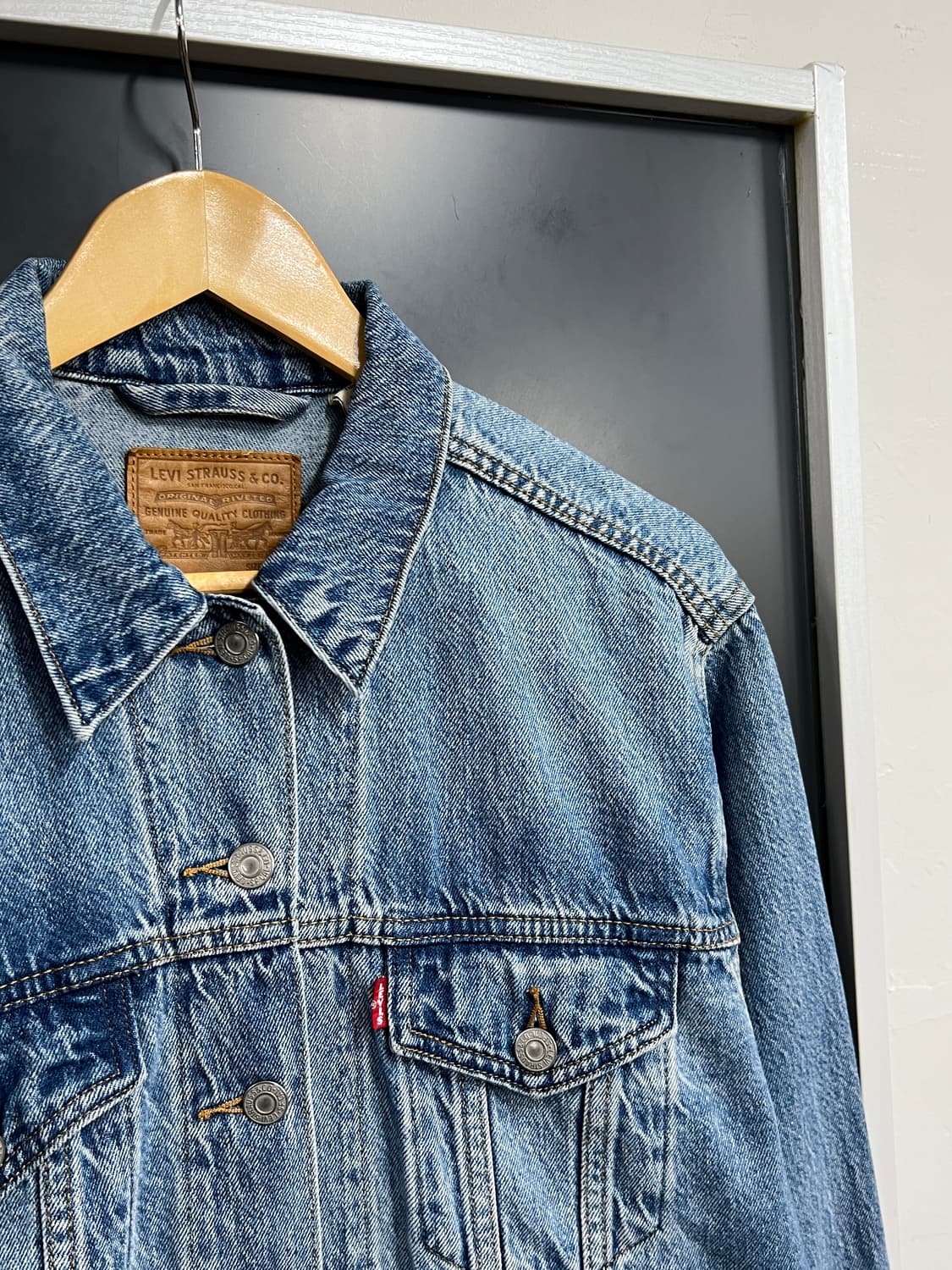 Levis 리바이스 프리미엄 데님 트러커 청자켓 상품이미지2