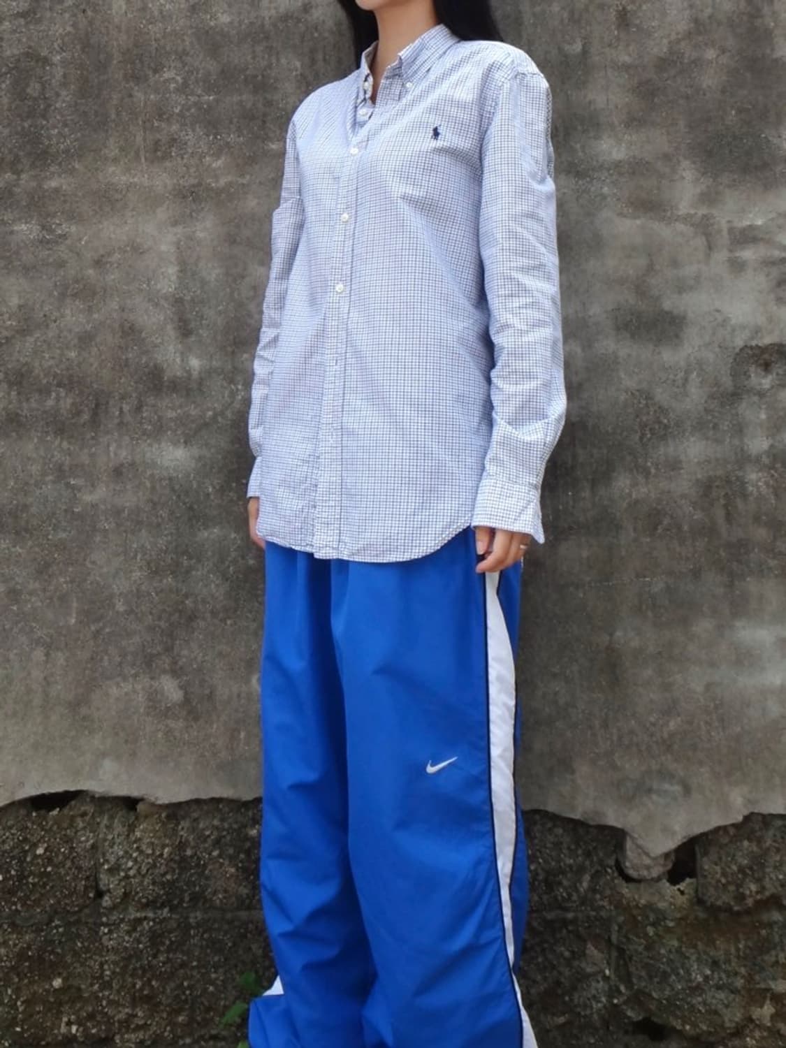 RALPH LAUREN check shirt / blue 상품이미지5