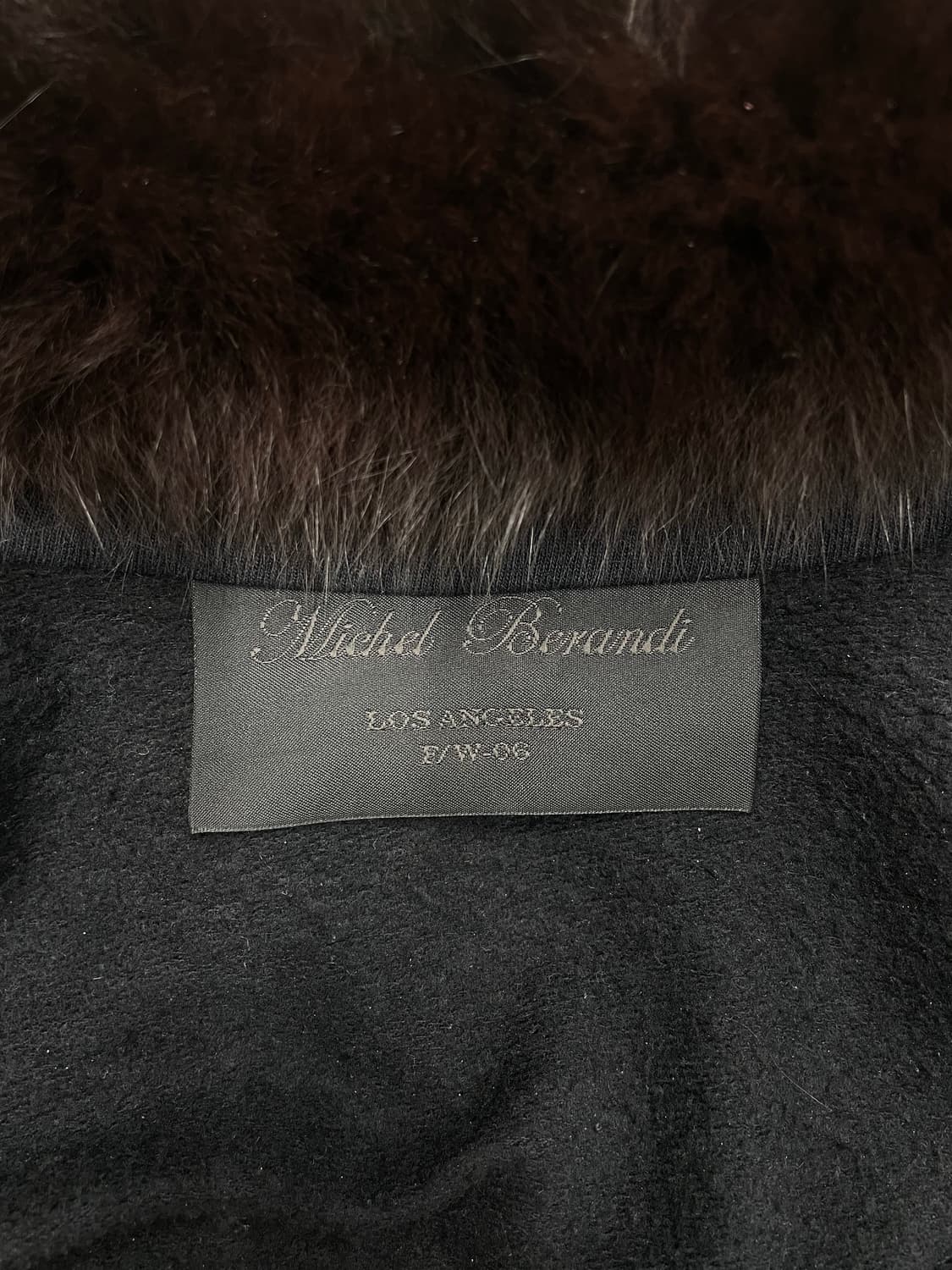 Michel Berandi FW06 Fox Fur trim jacket 상품이미지6