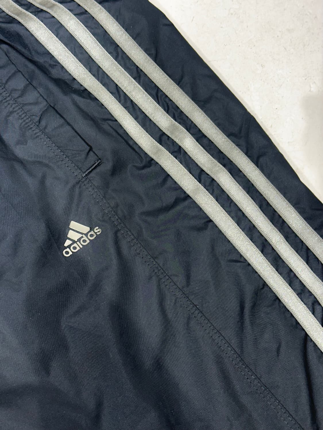 아디다스 차콜 와이드 삼선 트랙 팬츠 추리닝 바지 M 상품이미지6