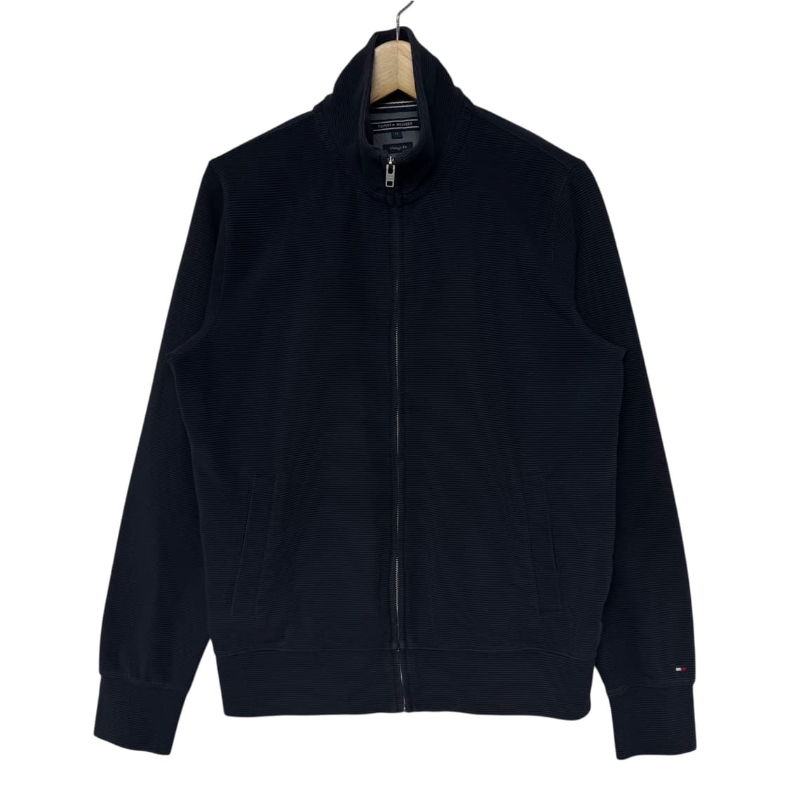 타미힐피거 로고 니트집업 상품이미지1