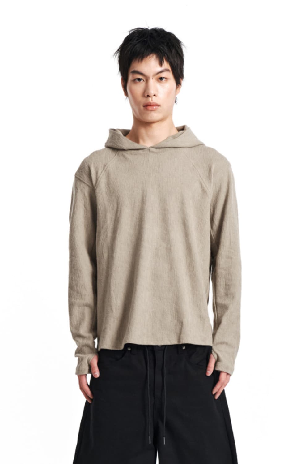 기철 fram slub 니트 후디 베이지 L 상품이미지1