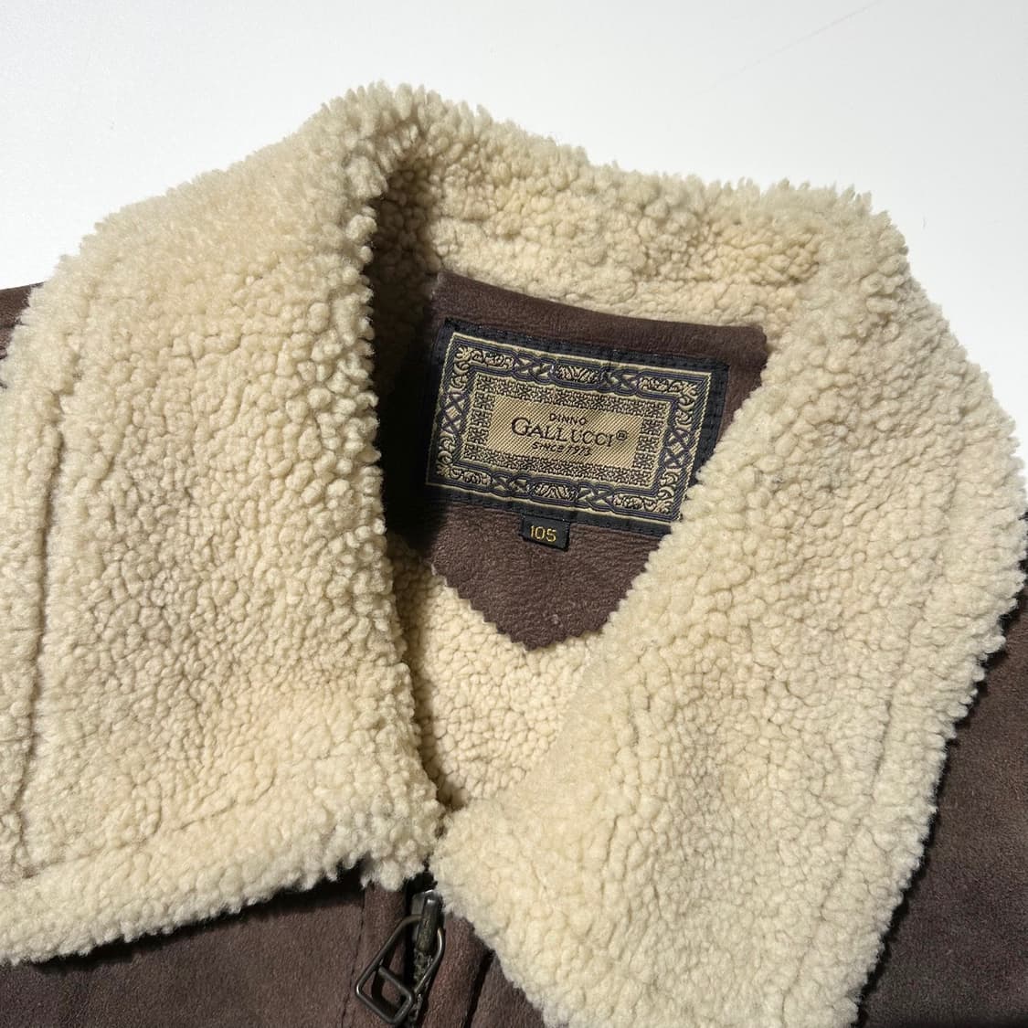 Gallucci 램스킨 시어링 무스탕 싱글 자켓 상품이미지5