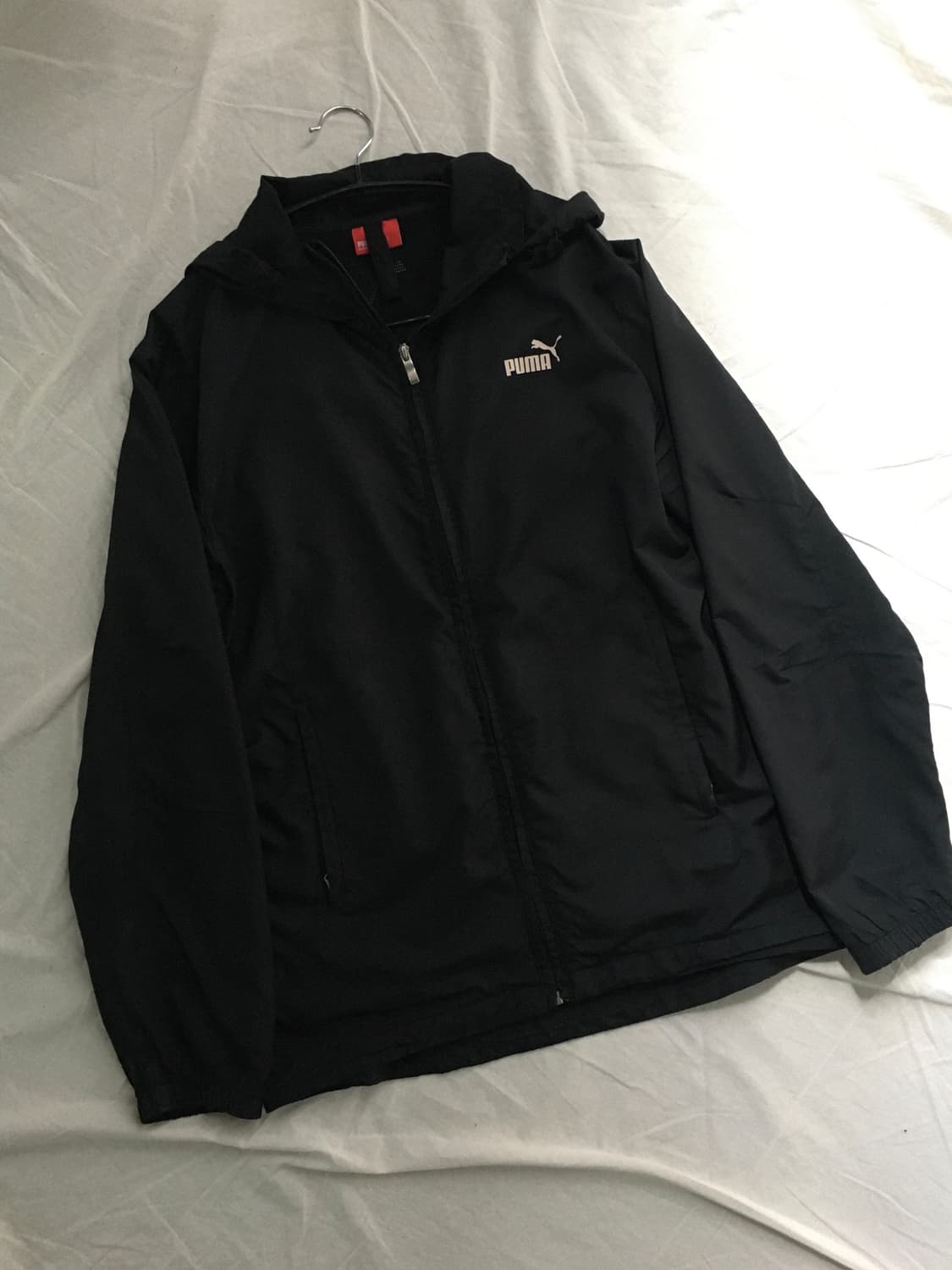 퓨마 가슴로고 후드 바람막이 자켓 상품이미지3