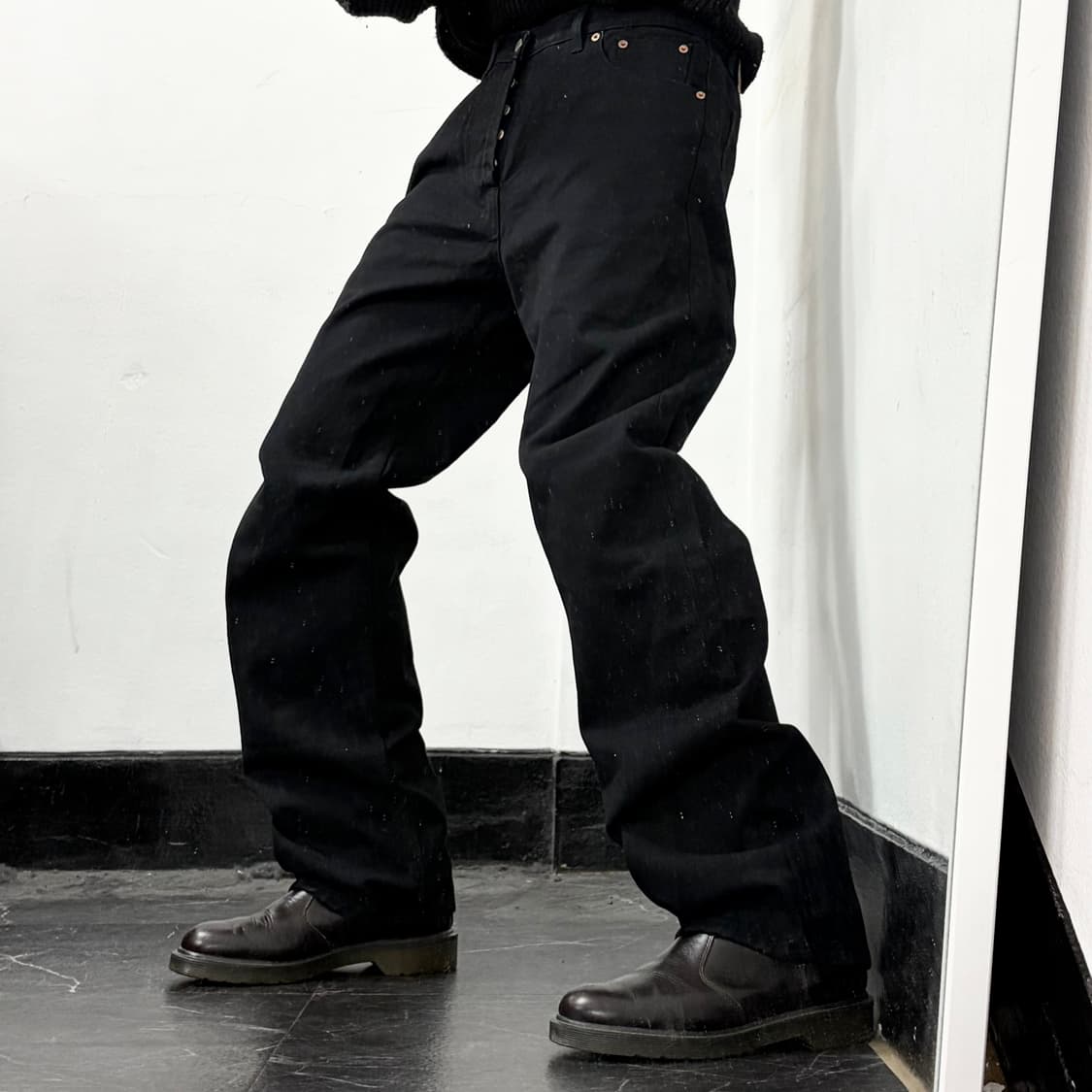 리바이스 501 USA 블랙 진 상품이미지3