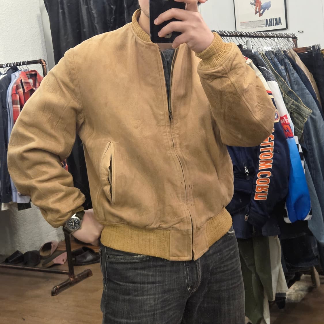 60s 맥그리거 스웨이드 레더 자켓 42 사이즈 상품이미지10