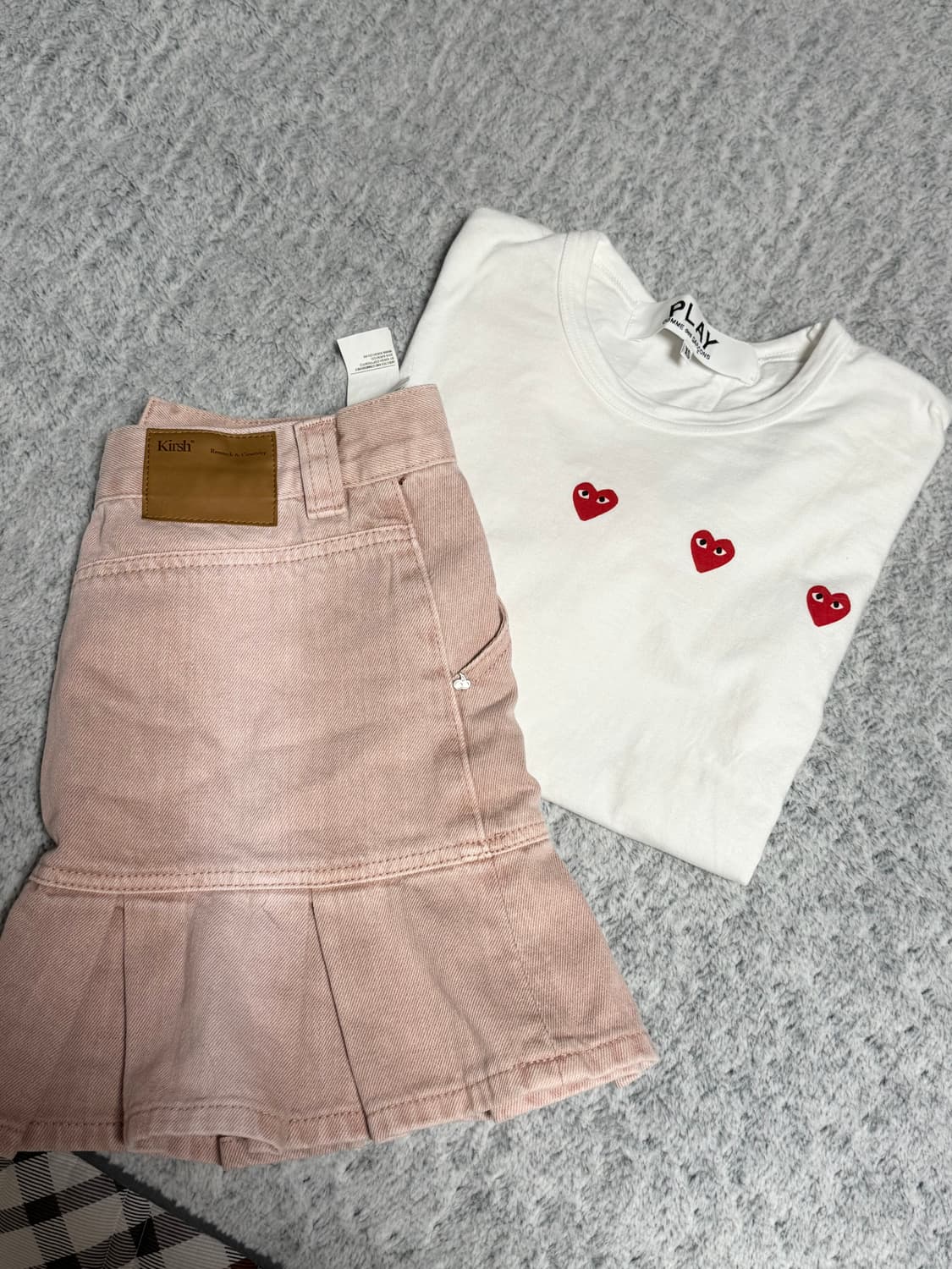 꼼데가르송 반팔 xs  상품이미지1