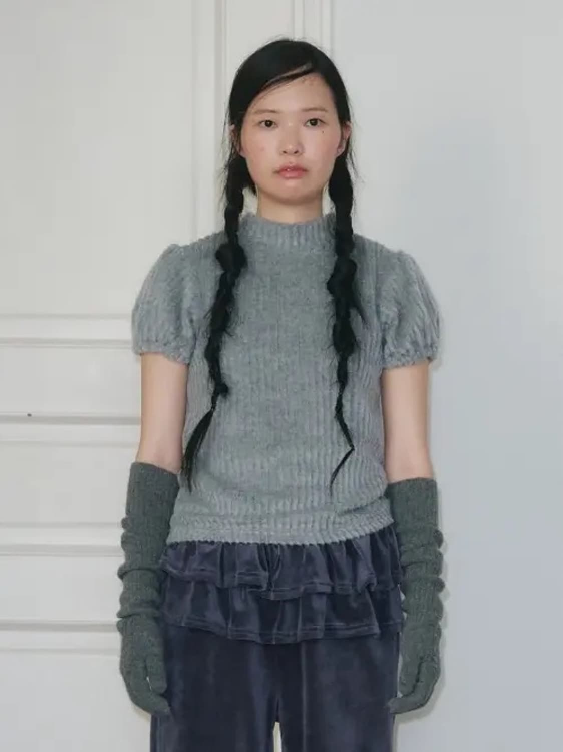 [구함] 펀프롬펀 반팔 니트 상품이미지1