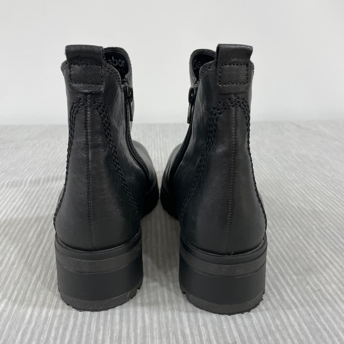 685) Gabor 가버 컴포트 레더 앵클 부츠 240mm 상품이미지4