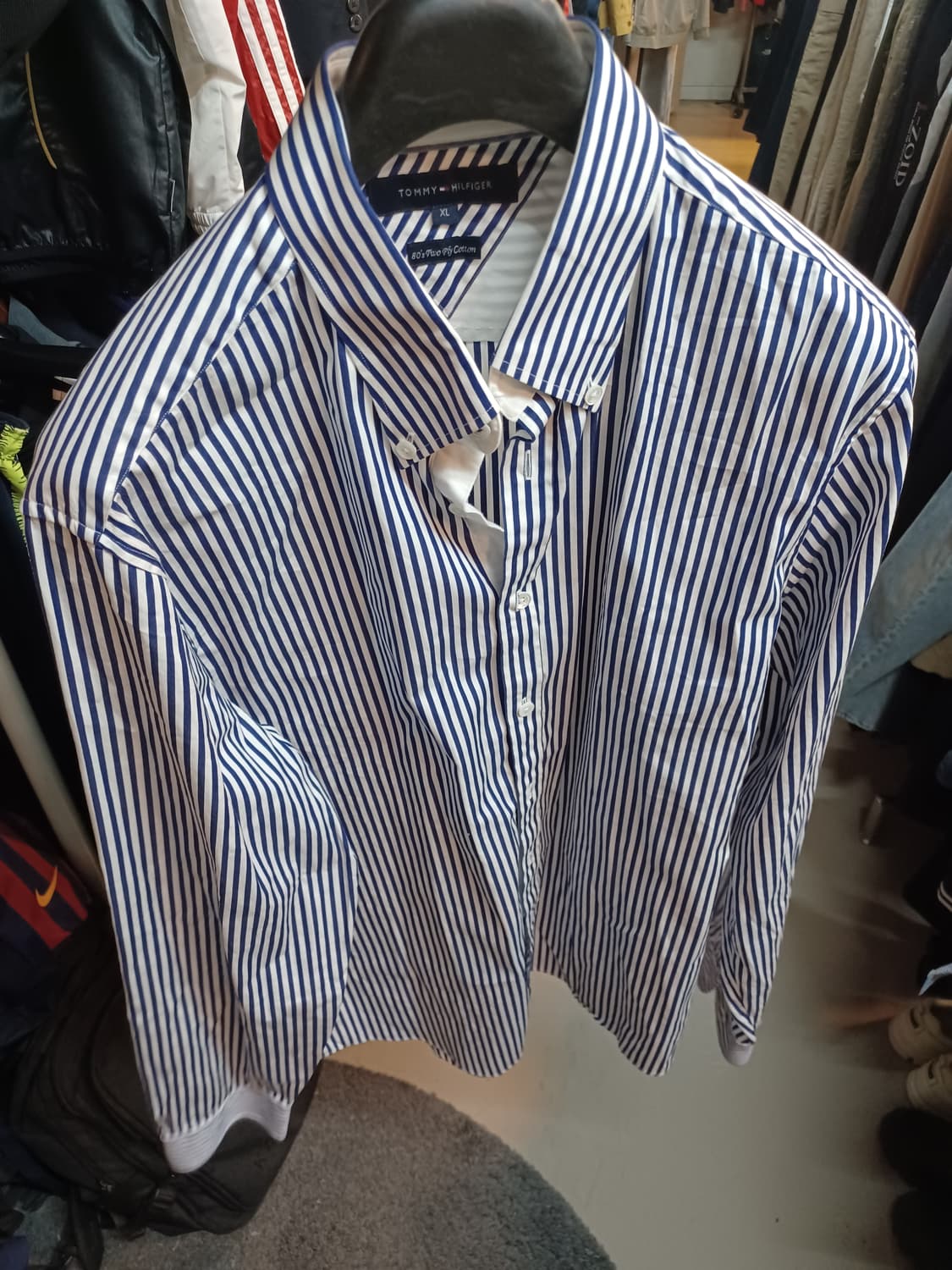 타미힐피거 스트라이프 셔츠 긴팔 xl 상품이미지6