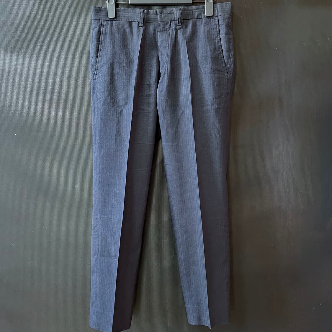 Dries Van Noten 린넨 코튼 셋업 테일러드 네이비 상품이미지5