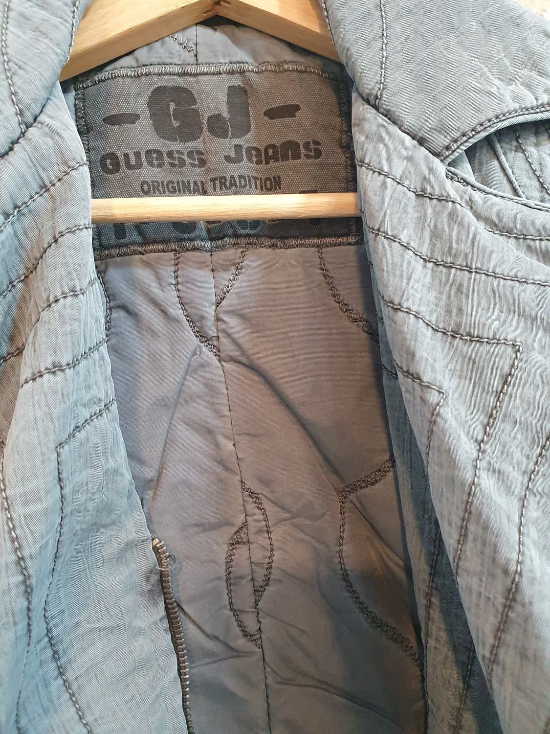 Guess 투웨이 그런지 워싱 자켓 XS 상품이미지5