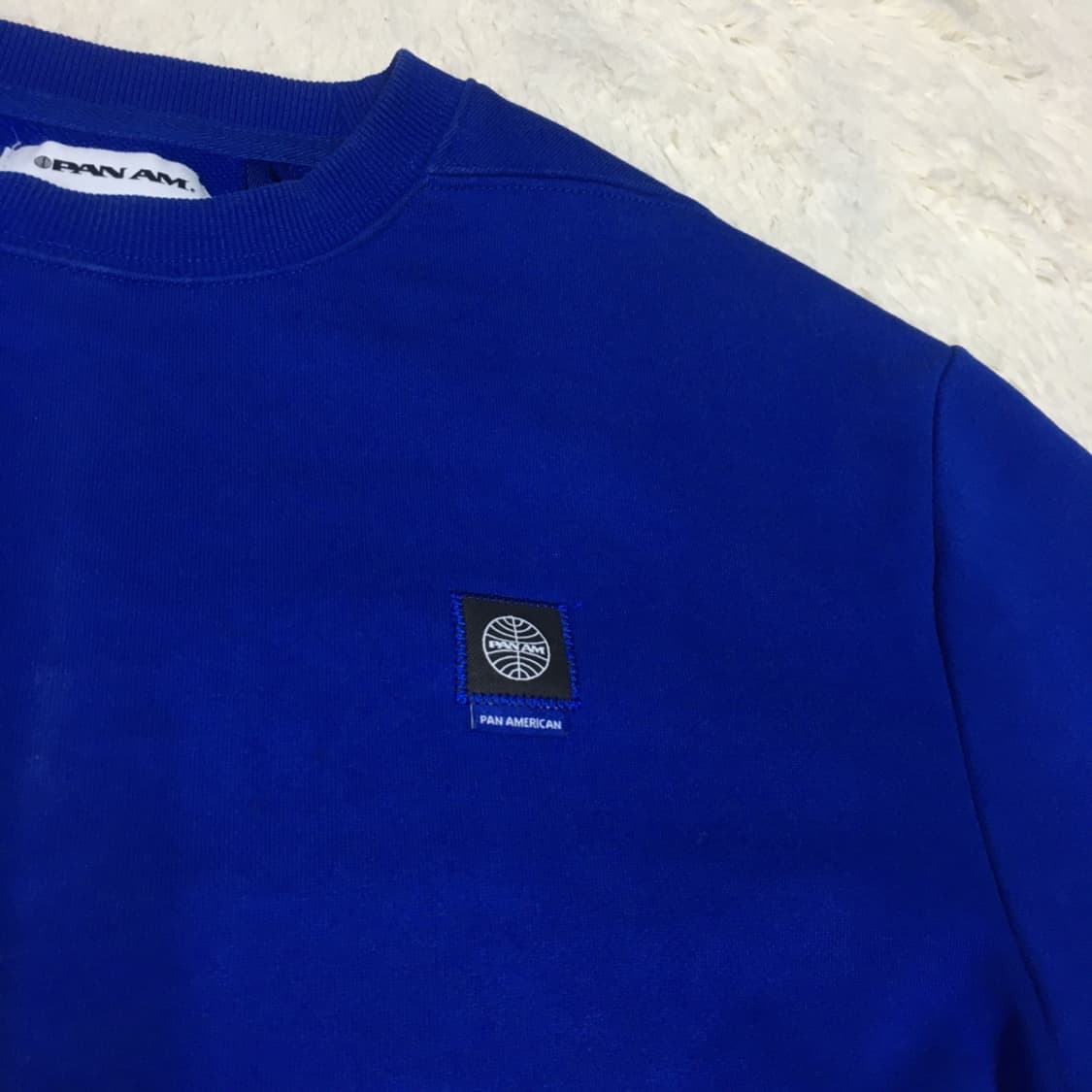 팬암 베이직 백로고 맨투맨 DD16 상품이미지2