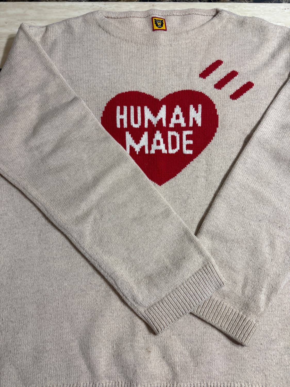 휴먼메이드 베이지 니트 상품이미지2