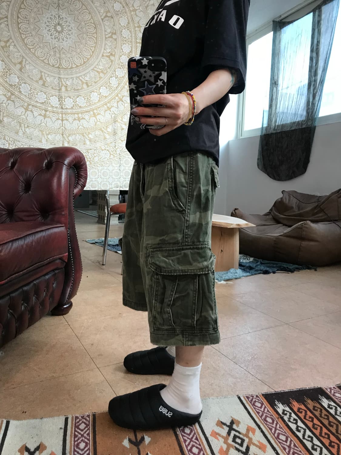 홀리스터 카모 카고 반바지  상품이미지2