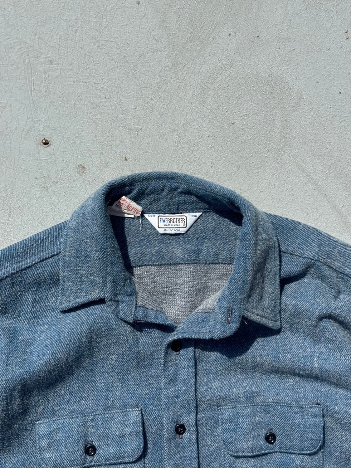 빈티지 파이브브라더 프란넬 셔츠 USA  상품이미지4