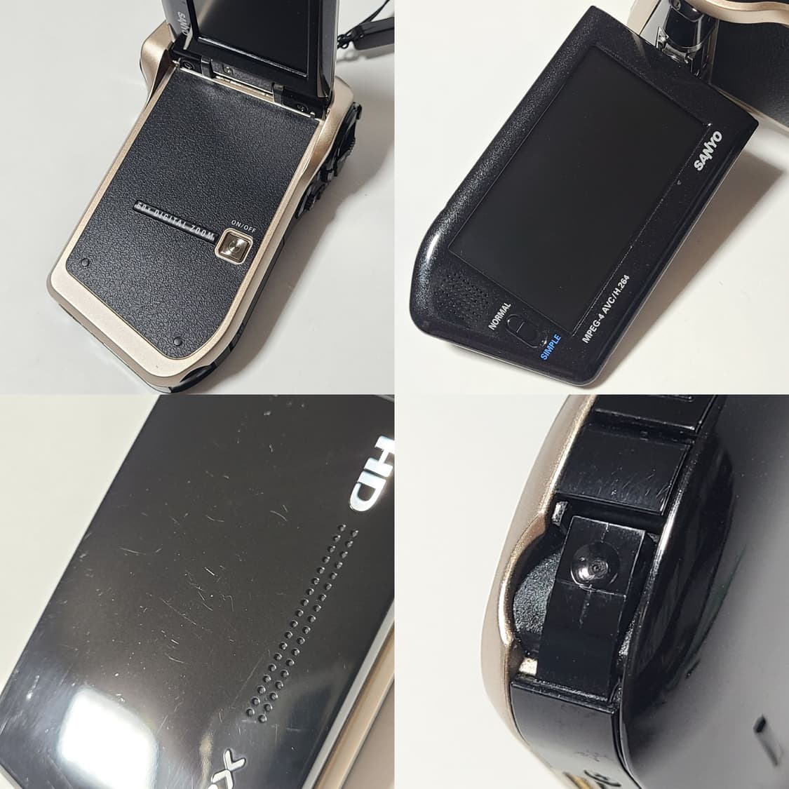 산요 작티 HD800 빈티지 캠코더 디카 디지털 카메라 상품이미지9