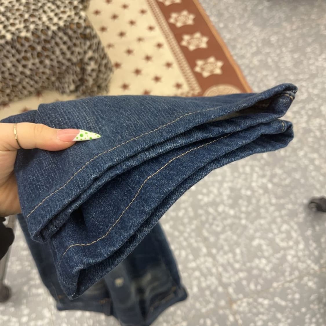 리바이스 523 디스트로이드 페인팅 패치 데님팬츠 30인치 C09162 상품이미지7