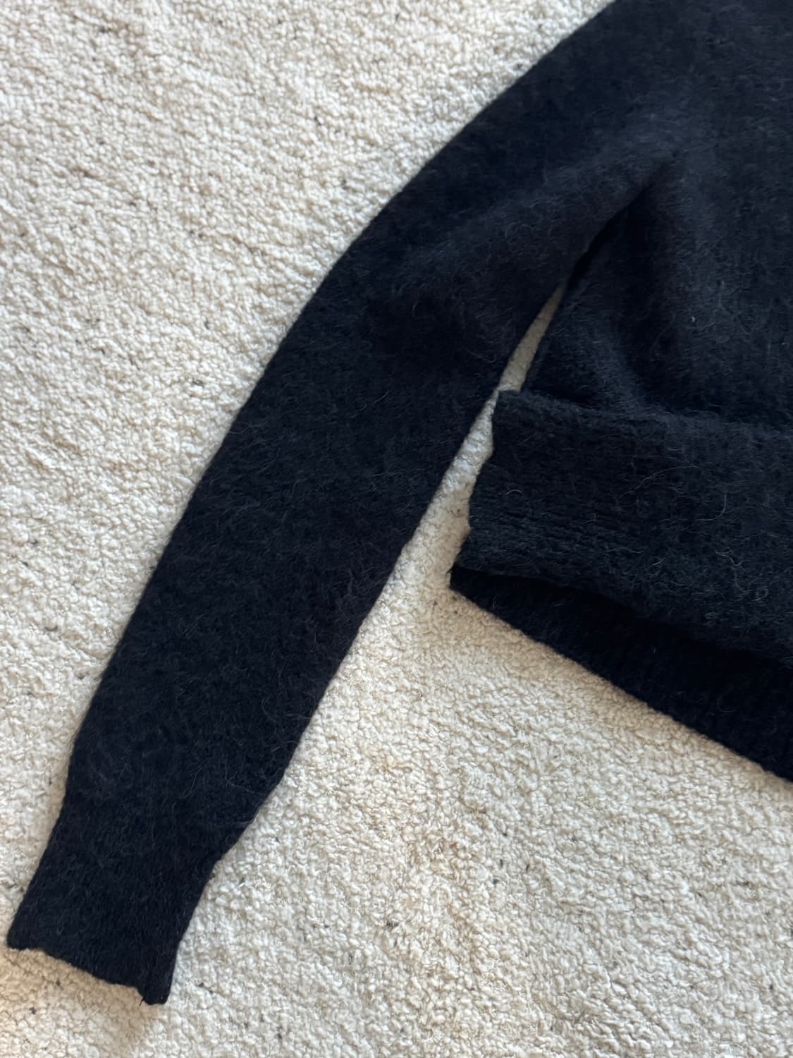 헬무트랭(Helmut Lang) 알파카 울 크롭 니트 풀오버 상품이미지4