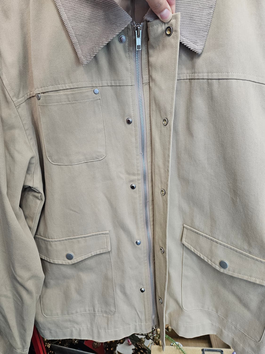 새상품) 사파리 헌팅자켓 하프 워크자켓 상품이미지4