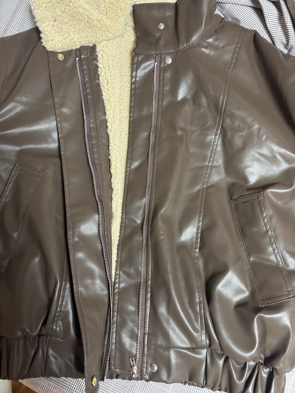 에이블리 레더자켓 상품이미지4