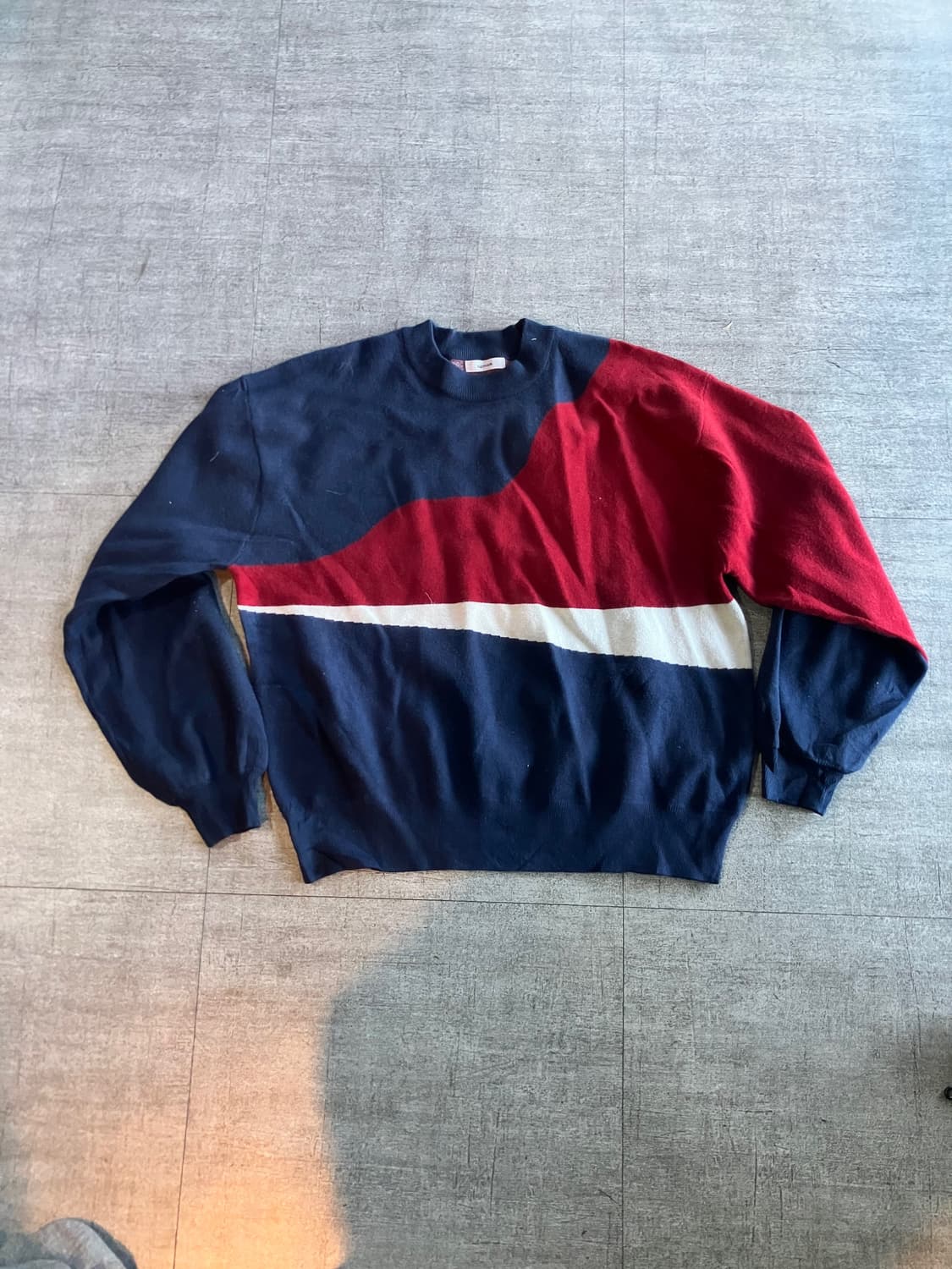 일본빈티지 Epnok 올드스쿨아메카지 혁오풍 아방핏 니트스웨터 상품이미지1