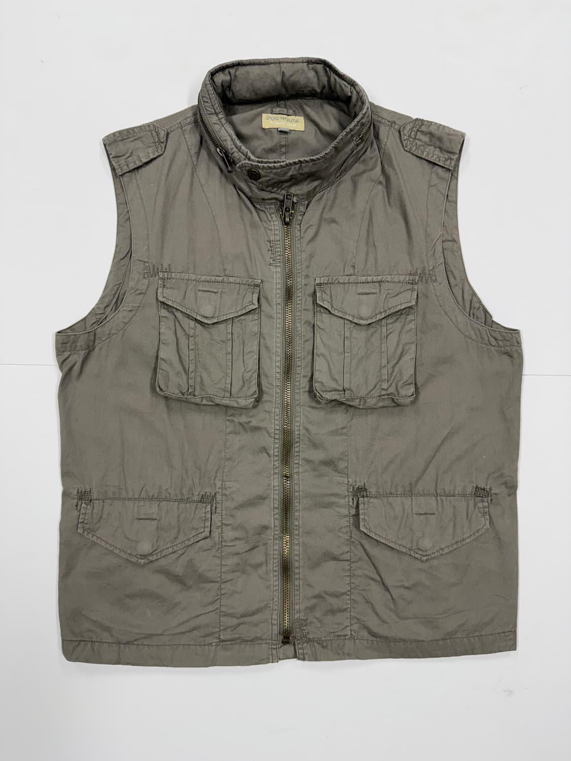 DOG HOUSE 코튼 밀리터리 필드 베스트 상품이미지4